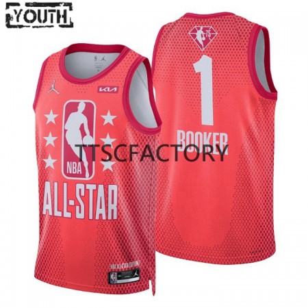 Dres Phoenix Suns Devin Booker 1 2022 All-Star Jordan Brand Crvena Swingman - Dječji